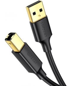 USB 2.0 A-B printer cable UGREEN US135, gold plated, 1.5m (black)