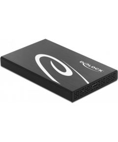 DeLOCK external enclosure for 2.5? SATA HDD / SSD with SuperSpeed USB 10 Gbps (USB 3.1 Gen 2), drive enclosure (black)