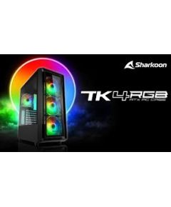 Sharkoon TK4 RGB, tower case (black, tempered glass)