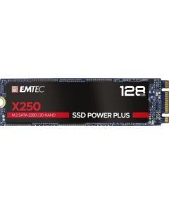 Emtec X250 SSD Power Plus 128 GB Solid State Drive (SATA 6 GB / s, M.2)