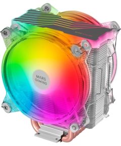 Mars Gaming MCPU66 CPU Cooler ARGB 220W Dual Fan 120mm Кулер для процессора