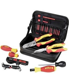 Wiha Wallbox installation tool set (red/yellow, 23 pieces, incl. functional bag)