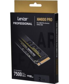 Dysk SSD Lexar NM800 PRO 2TB M.2 PCIe NVMe SSD Cietie Diski (Solid state drive)