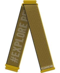 COROS 22mm Nylon Band - Yellow - Short, APEX 2 Pro, APEX Pro, APEX 46mm