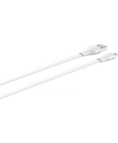 Cable USB to Micro USB LDNIO LS553, 2.1A, 2m (white)