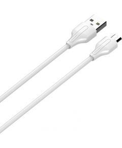 USB to Micro USB cable LDNIO LS542, 2.1A, 2m (white)