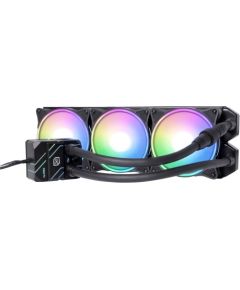 Alphacool Eisbaer Pro Aurora 360 Processor All-in-one liquid cooler 12 cm Black, White 1 pc(s)