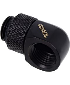 Alphacool Eiszapfen 90° L-angle adapter short 1/4", black - 17248