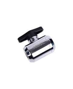 Alphacool Eiszapfen 2 way ball valve, chrome - 17141