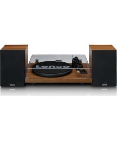 LENCO LS-480WD - RECORD PLAYER WITH BUILT-IN AMPLIFIER AND BLUETOOTH® PLUS 2 EXTERNAL SPEAKERS