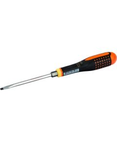 Bahco Screwdriver ERGO™ slotted with 11mm hex through blade 1.2x6.5x125mm flat
