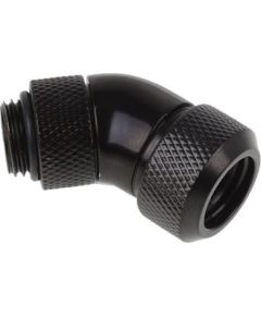 Alphacool Eiszapfen 45° pipe connection 1/4" on 13mm, black - 17407