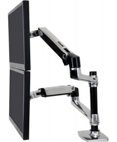 Ergotron LX Dual Side-by-Side Arm ALU - incl. Notebook holder