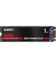 Emtec X250 SSD Power Plus 1TB Solid State Drive (SATA 6 GB / s, M.2)