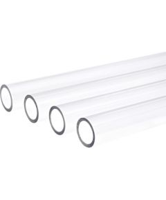 Alphacool ice pipe HardTube PETG pipe, 80cm 13/10mm, clear, 4-pack (18512)