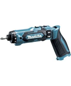 Makita cordless screwdriver DF012DZ, 7.2Volt, drill screwdriver (blue / black, without battery and charger)