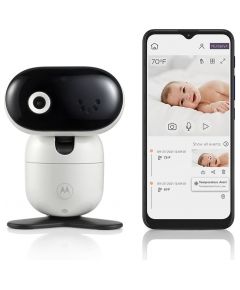 Motorola Wi-Fi HD Motorized Video Baby Camera PIP1010 White/Black