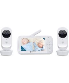 Motorola Video Baby Monitor - Two camera pack  VM35-2 5.0"  White