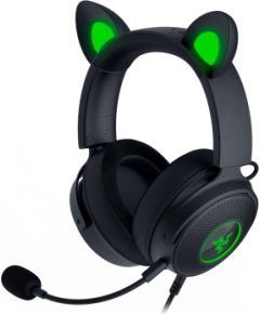 Razer Wired, Over-Ear, Black, Gaming Headset, Kraken V2 Pro, Kitty Edition