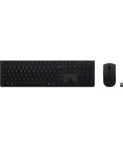 Lenovo Professional Wireless Rechargeable Keyboard and Mouse Combo Nordic Grey