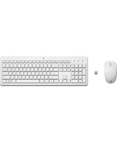 HP 230 Wireless Mouse Keyboard Combo - White - US ENG / 3L1F0AA#ABB
