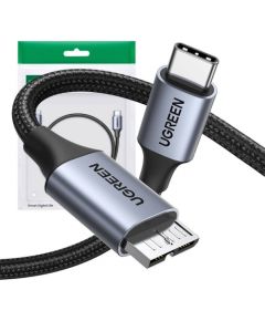 Cable USB-C to Micro USB UGREEN 15232, 1m (space gray)