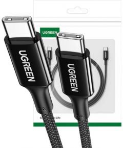 Ugreen US557 USB-C to USB-C cable, 100W, 5A (black)