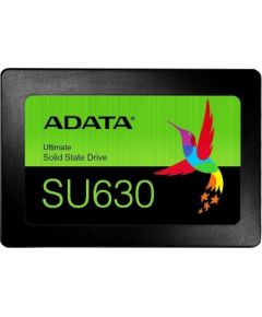 A-data SSD|ADATA|SU630|1.92TB|SATA|3D QLC|Write speed 450 MBytes/sec|Read speed 520 MBytes/sec|2,5"|TBW 400 TB|MTBF 2000000 hours|ASU630SS-1T92Q-R