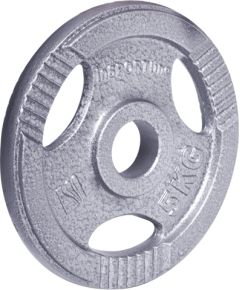 Tērauda atsvars 30mm satvērējamam 30mm inSPORTline Hamerton 5kg