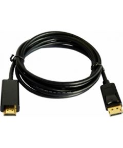 Brackton DisplayPort Male - HDMI Male 1.5m Black 4K