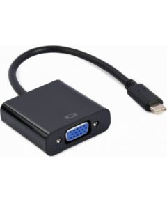 Gembird Adapteris USB Type-C Male - VGA Female 15 cm Black