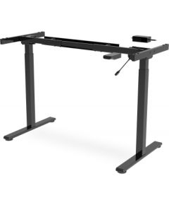 Digitus Desk frame,  71.5 - 121.5 cm, Maximum load weight 70 kg, Black