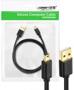 Cable USB 2.0 UGREEN 10355B, male, mini USB, 1m