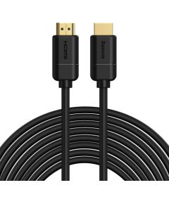 Baseus 2x HDMI 2.0 4K 30Hz Cable, 3D, HDR, 18Gbps, 8m (black)