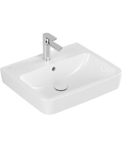 Villeroy & Boch O.novo vannas istabas Izlietne, 550 x 460 x 175 mm, balts, ar pārplūdi, neslīpēta