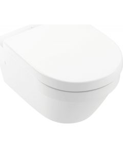 Villeroy & Boch Architectura Oval pods Rimless, stiprināms pie sienas, 370x530 mm, ar QR/SC vāku ( 98M9C101), balts