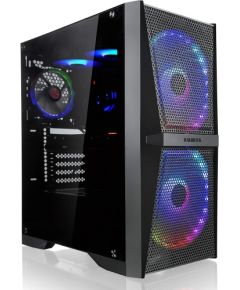 RAIJINTEK SILENOS MS PRO, tower case (black, version with ARGB fan, tempered glass)