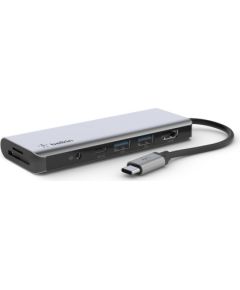 Belkin AVC009btSGY USB 3.2 Gen 1 (3.1 Gen 1) Type-C 5000 Mbit/s Silver