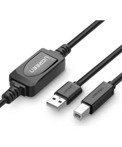 Active Printer Cable USB 2.0 A-B UGREEN US122, 10m (black)