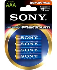 Sony Baterijas Alkaline STAMINA Platinum AAA 4gab
