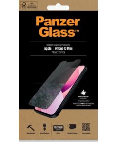 PanzerGlass Apple, iPhone 13 Mini, Tempered glass, Black, Privacy Screen Protector