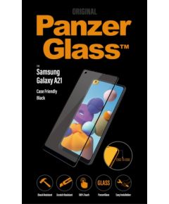 PanzerGlass Samsung, Galaxy A21, Glass, Black, Case Friendly