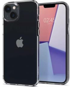 Spigen Liquid Crystal Эластичный чехол-крышка с амортизацией при падении для Apple iPhone 14 Прозрачный