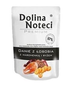 Dolina Noteci DOLINA NOTECI PIES 300g DANIE ŁOSOŚ Z MARCHEWKĄ I RYŻEM, saszetka dla ras małych /10