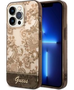 Guess GUHCP14XHGPLHC iPhone 14 Pro Max 6,7" ochre hardcase Porcelain Collection