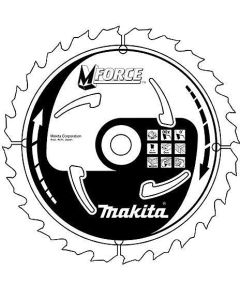 Griešanas disks kokam Makita MFORCE; 180x2x20,0 mm; Z24; 15°
