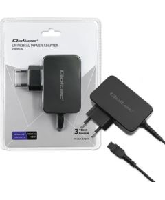 Qoltec 51025 power adapter/inverter Indoor Black