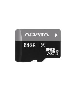 ADATA Premier UHS-I 64 GB, MicroSDXC, Flash memory class 10, SD adapter