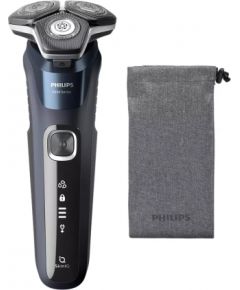 PHILIPS Shaver Series 5000, Wet& Dry skuveklis (lādējams), zils - S5885/10