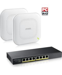 Zyxel GS1915-8EP Managed L2 Gigabit Ethernet (10/100/1000) Power over Ethernet (PoE) Black